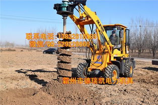 水泥杆钻孔机,电线杆挖坑机打眼机厂家 霸州市德瑞凯电力机具厂 电缆牵引机 电缆敷设机 电缆