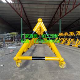 拒马厂家移动拒马移动阻车路障带刺拒马加工定制